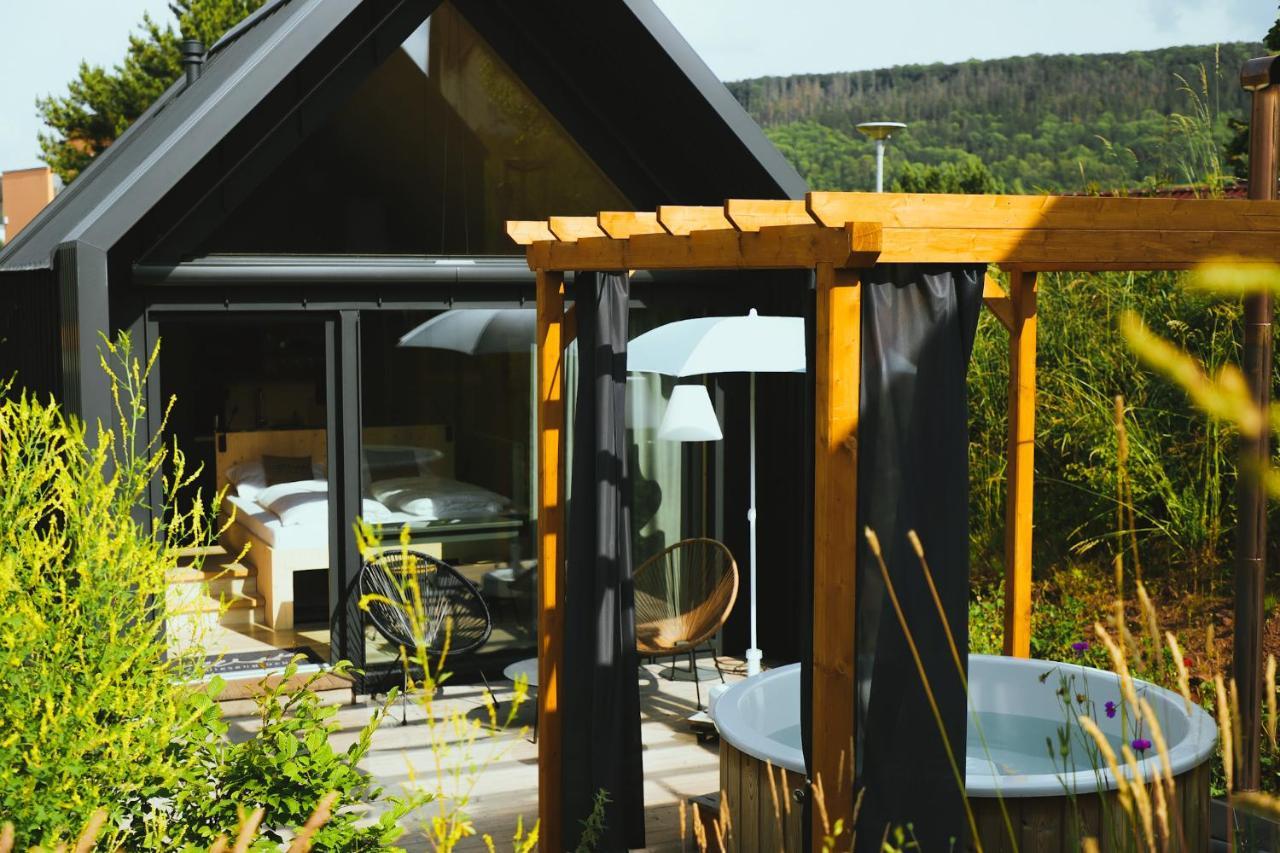 Wiesenglueck Tiny House Hotel Heiligenstadt Exterior foto